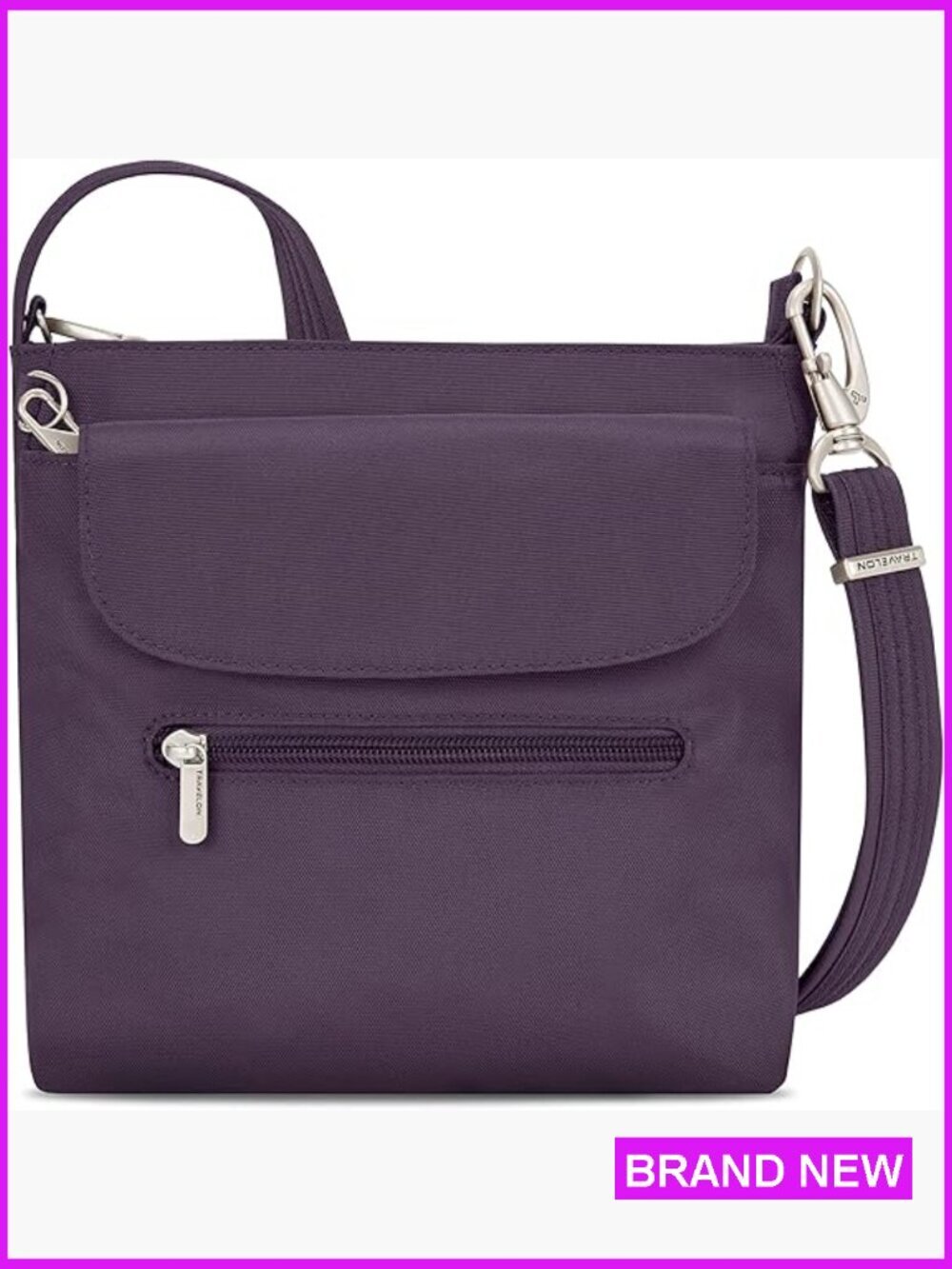 Mini Shoulder Bag Anti-Theft RFID Secure Crossbody Lightweight Travel Handbag